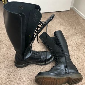 Knee high Dr. Martens